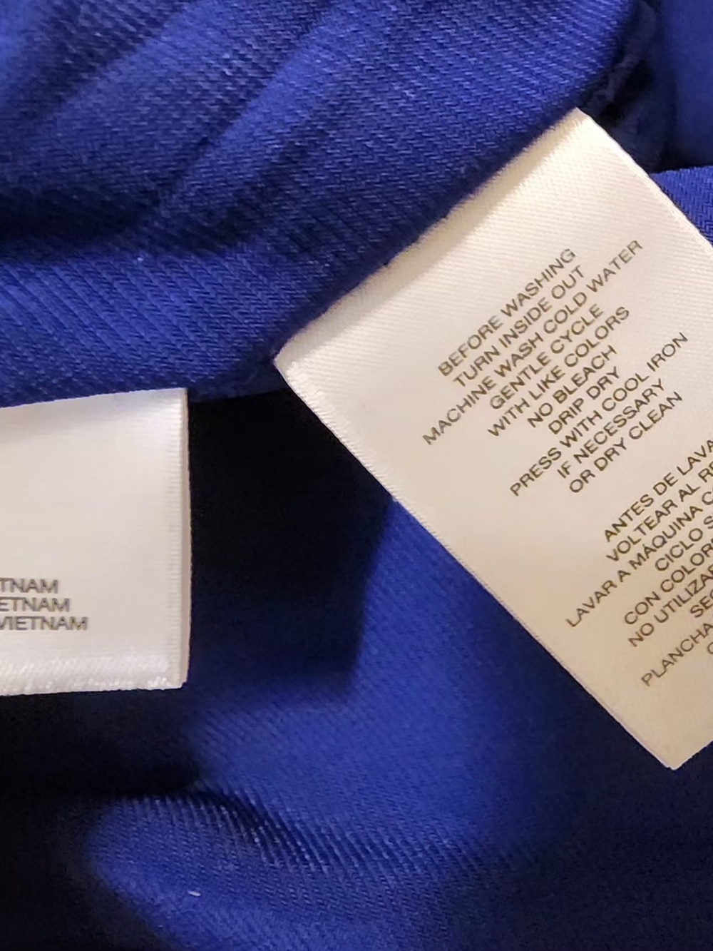 Anne Klein Cobalt Blue Draped V-Neck Midi Dress - Picture 4 of 4